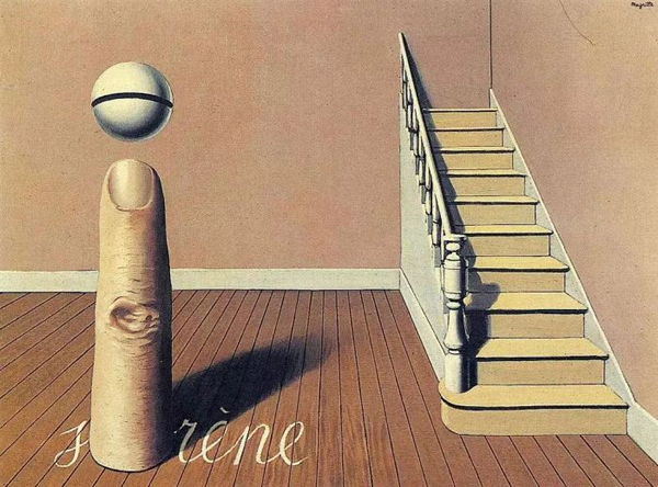 《禁忌的文学（文字的使用）》Forbidden literature (The use of the Word)，René Magritte，1936