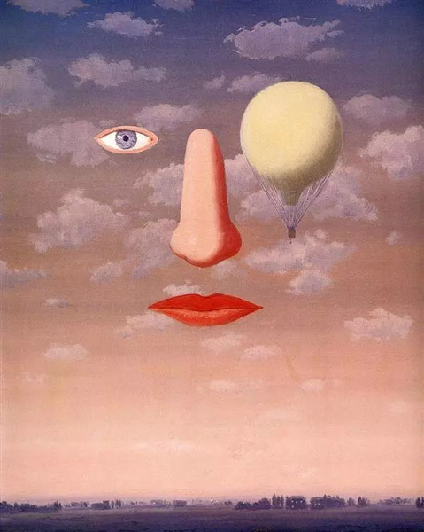 《美丽的关系》The beautiful relations，René Magritte，1936