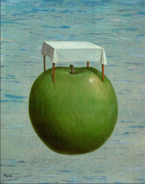 《现实》Fine realities， René Magritte，1964