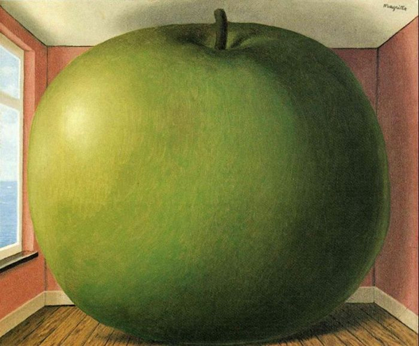 《聆听室》the listening roon，René Magritte，1952