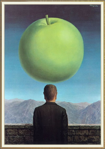 《明信片》The Postcard，René Magritte，1960
