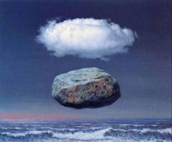 《清晰的想法》Clear ideas，René Magritte，1958