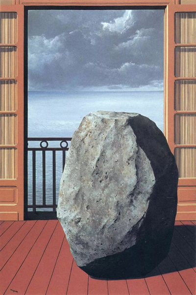 《看不见的世界》Invisible world, René Magritte，1954