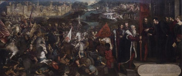 Tintoretto, Assedio di Asola, 1544-1545.