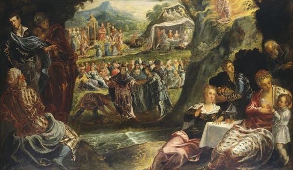 Tintoretto, The Worship of the Golden Calf, 《崇拜金牛》, 1560