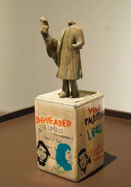  Daniela Ortiz，Columbus (Colón)，2018，图片版权归艺术家