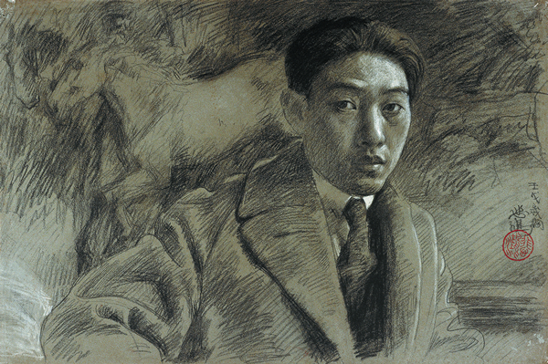 《自画像》1922年  32.5x48
