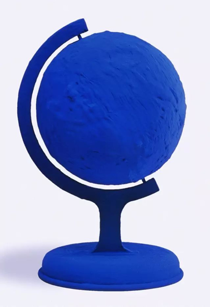 Globe Terrestre Bleu (Blue Earth) Rp 7, 1957