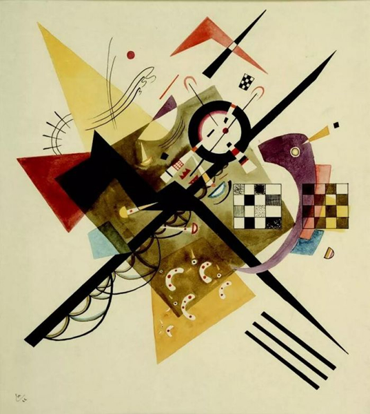 瓦西里康定斯基艺术是色彩和音乐的撞击