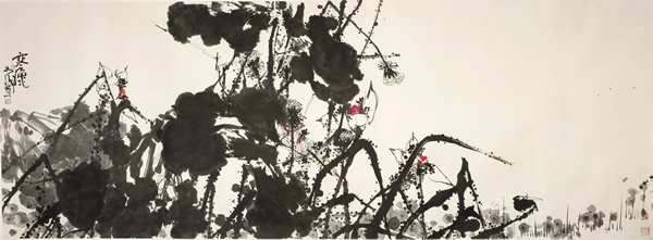 寒秋 2007年  147×362cm