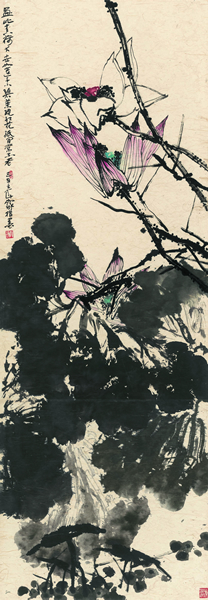 画比真荷大 2009年 211×72cm