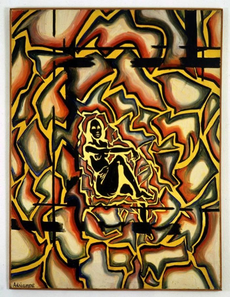 Adrian Piper. LSD Self-Portrait from the Inside Out. 1966.