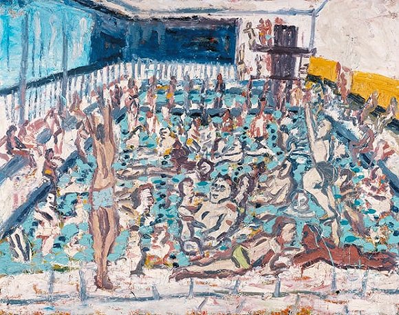 科索夫作品《儿童泳池，秋日午后》（1971）
