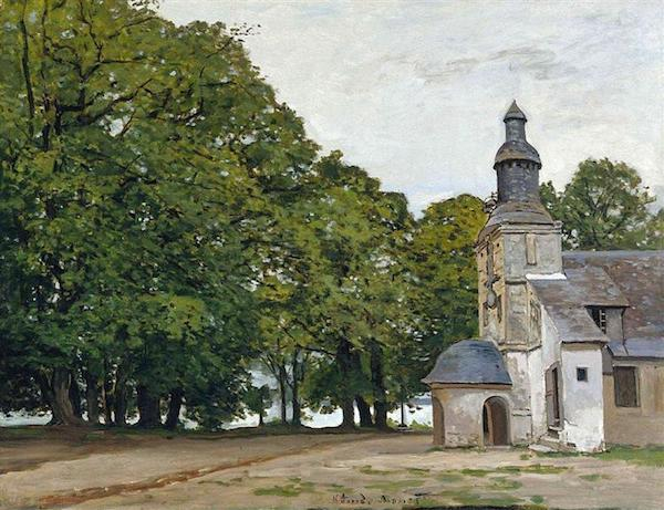 《翁弗勒尔恩宠圣母教堂》，1864