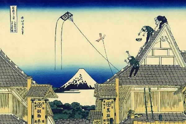 江都骏河町三井见世略图