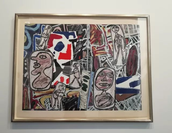   让·杜布菲 难忘的事1 丝网版画 1978年
