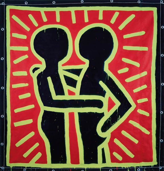 凯斯•哈林《Untitled》，1982 © Keith Haring Foundation。图/The Albertina Museum提供。