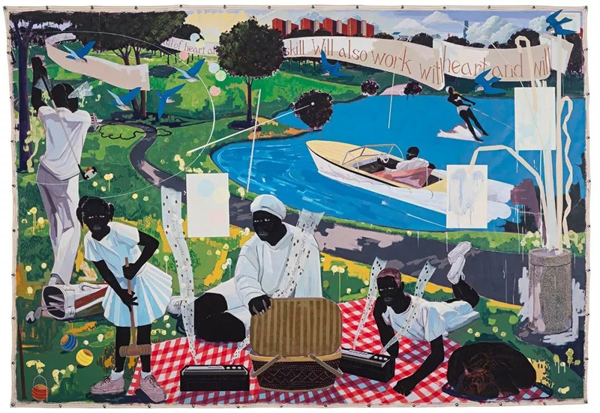 克里·詹姆斯·马歇尔（Kerry James Marshall）《昔日》