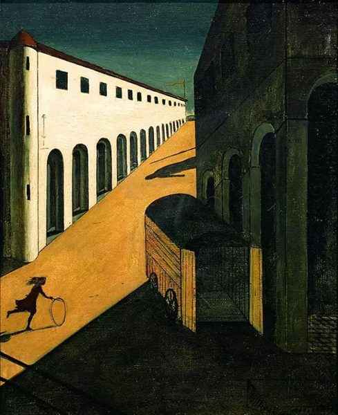 Mystery and Melancholy of a Street，1914