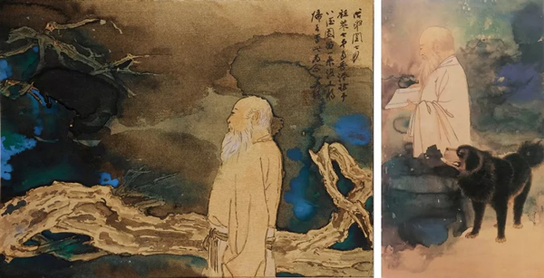 《乔木芳晖》与《自画像与黑虎》
