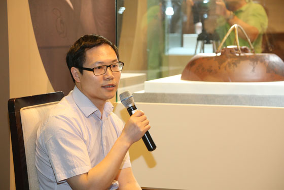 中国美术馆党委书记张士军致欢迎词