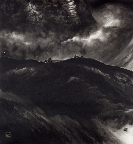 混元系列之三，90×96cm，纸本水墨，2010