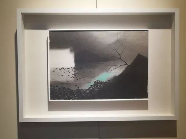 沈勤 山 纸本水墨 2015年