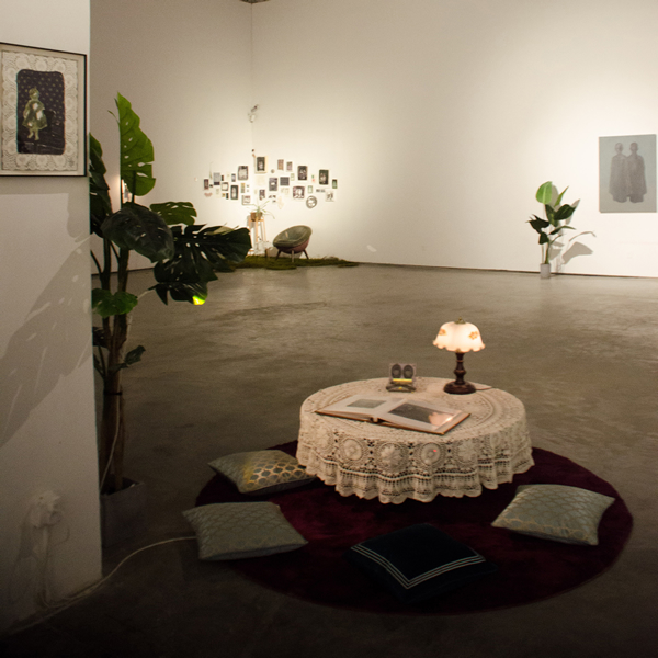 林山“客厅”展览现场。图片来源：香格纳画廊