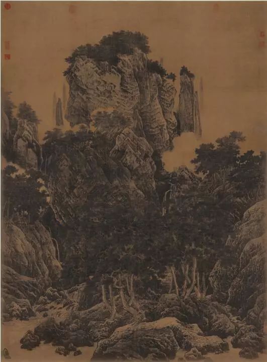 宋 李唐 《万壑松风图》 台北故宫博物院藏