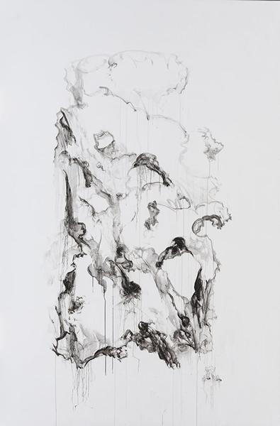 山石系列28号 2013  布面油画 200cm x 300cm  No.28_2013