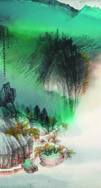 陈无忌 山口初照 2014年