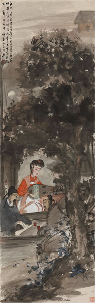 傅抱石 1904-1965 琵琶行诗意