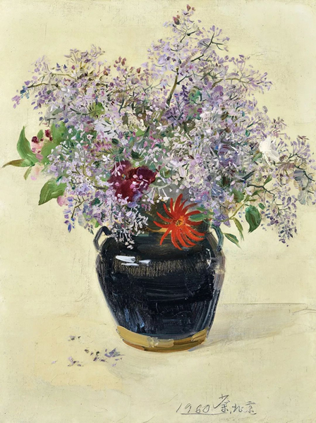 吴冠中 花卉 