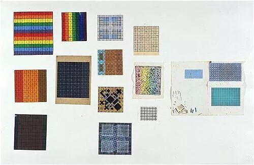 草图13件 1987-1989 纸本丙烯、铅笔、墨