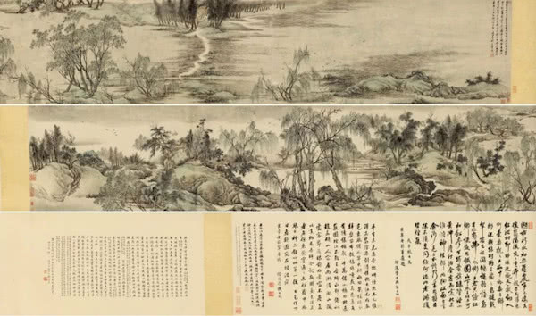 王翚 江南春 设色纸本 手卷