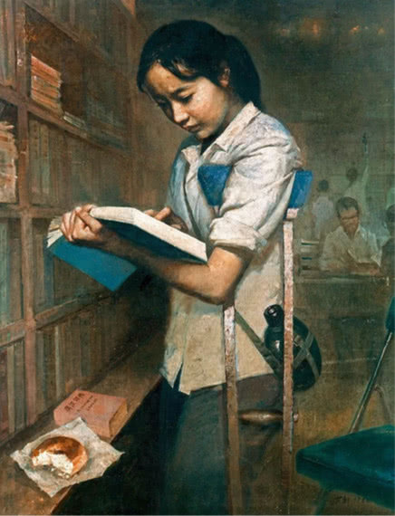 艾轩 有志者 1980 年 布面 油画 94.5×74.5 cm