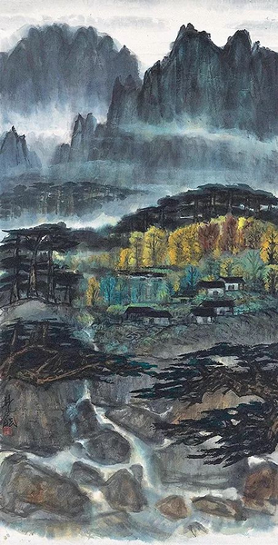 林风眠 《秋山深居》 佳士得香港 2011 年春拍Lot. 2767 成交价：HKD 23,060,000