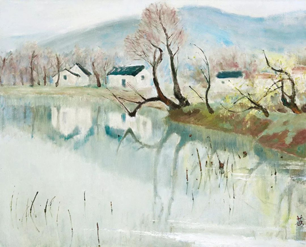 苏天赐  (1922-2006)  江南美景