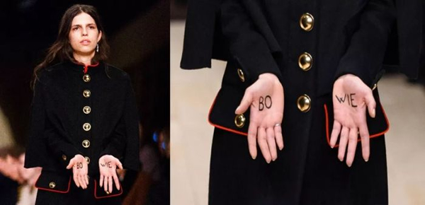 在Bowie离世后的第二天Burberry AW2016向其致敬