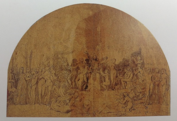 J-A-D·安格尔（1780-1867）《黄金时代的全景草稿》，1842 年，蒙托邦，安格尔博物馆。