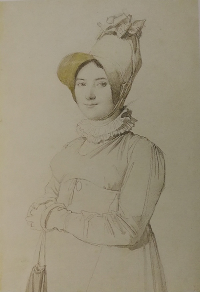 J-A-D·安格尔（1780-1867）《玛德莱娜·夏贝尔肖像》，1814 年，蒙托邦，安格尔博物馆。