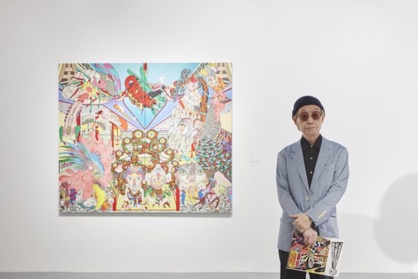 “田名网敬一作品展”现场，致谢艺术家及chi K11艺术空间_B