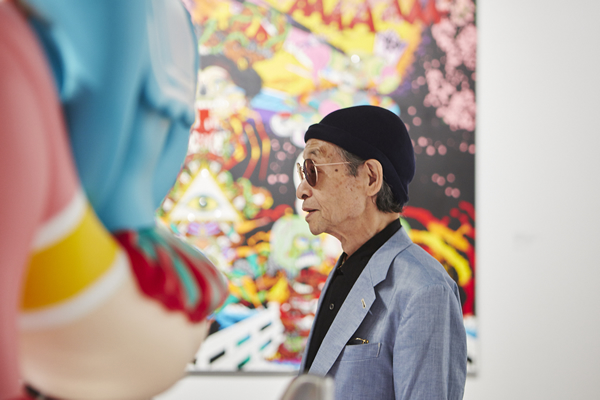 “田名网敬一作品展”现场，致谢艺术家及chi K11艺术空间_C