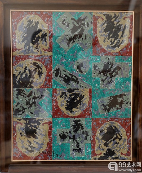 《加减乘除18-1》59×49.7×5.2cm 综合材料 2018