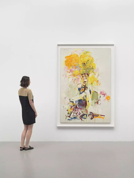 2018年瑞士巴塞尔艺博会展品：琼·米切尔（Joan Mitchell）， 《构图》（Composition），1969，油彩 画布，195 x 130 厘米 / 76 3/4 x 51 1/8 英寸，© 琼·米切尔基金会，摄影：Ron Amstutz，图片：私人收藏，豪瑟沃斯