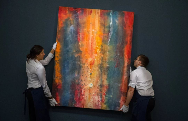 山姆·吉利安（Sam Gilliam）《向外》