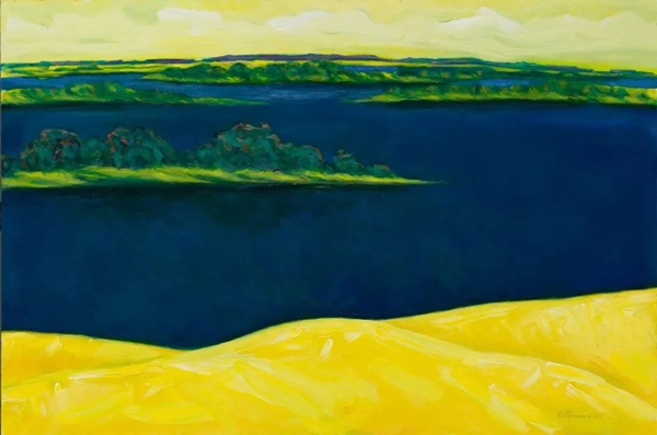 佛拉基米尔•普罗科普佐夫（白俄罗斯） 父母的故乡 80cm×120cm 布面油彩 2016