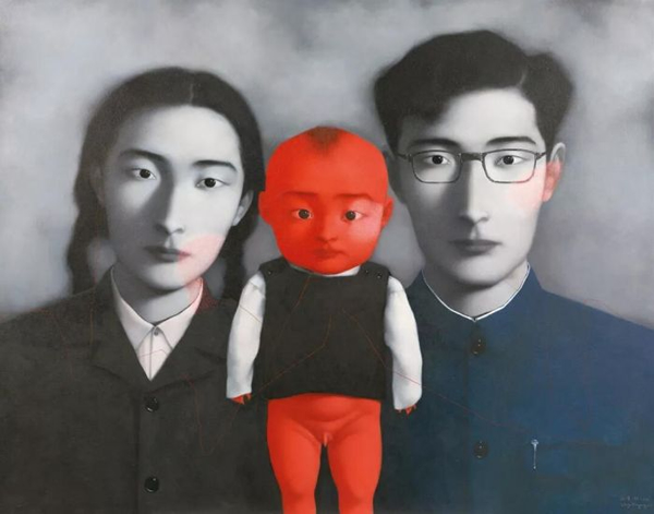张晓刚 血缘：大家庭1号
