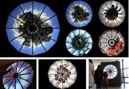 ▲ Florian Baron的作品《KALEIDOCLOCK》（2012.12）手机App创作