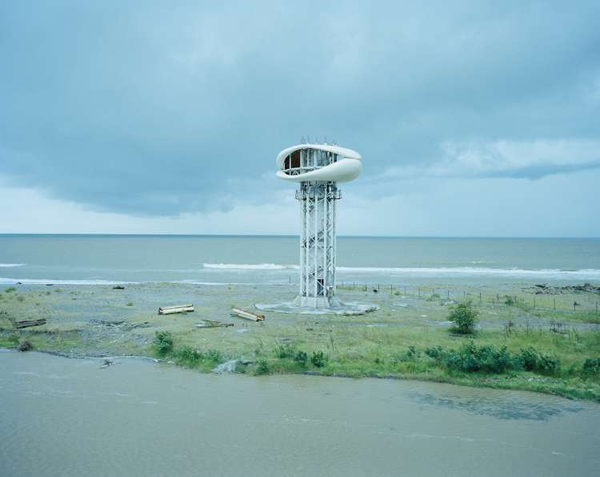 人造卫星图片，《阿纳克利亚，格鲁吉亚，2013》，来自《丢失领土档案》系列